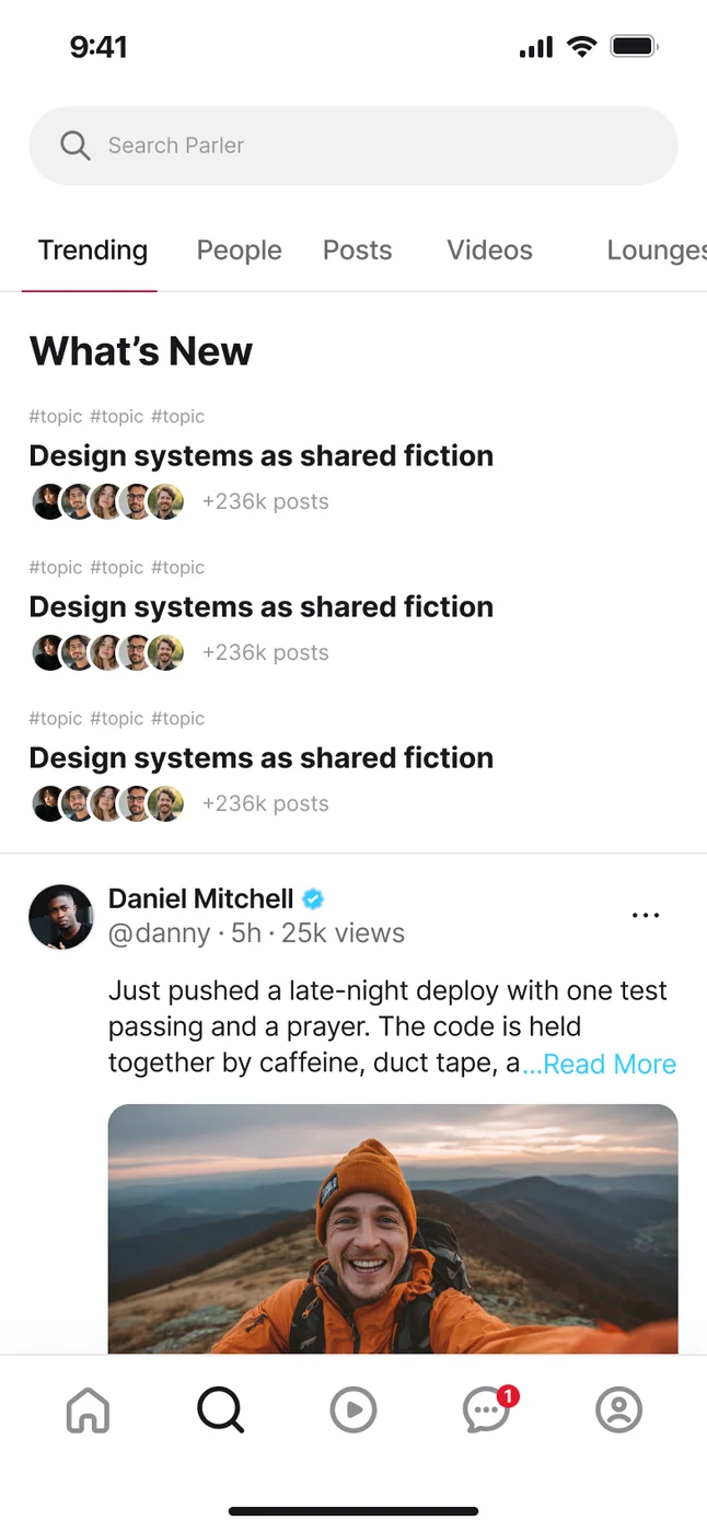 Parler Discover